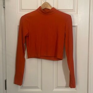 H&M turtle neck crop top